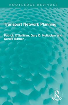 portada Transport Network Planning (Routledge Revivals) (in English)
