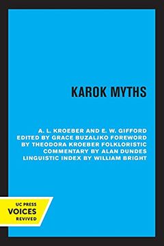 portada Karok Myths (en Inglés)