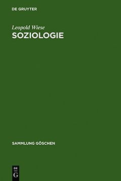 portada Soziologie (Sammlung G Schen) (German Edition)