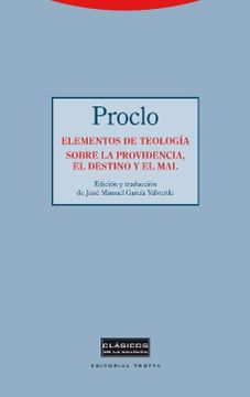 portada Elementos de Teología. Sobre la Providencia, el Destino y el (in Spanish)