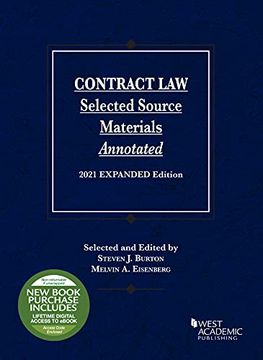 portada Contract Law: Selected Source Materials Annotated, 2021 Expanded Edition (Selected Statutes) (en Inglés)