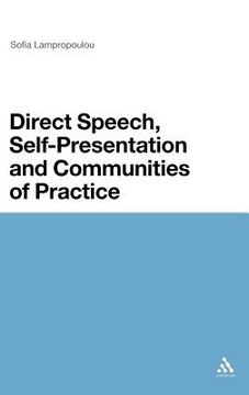 portada direct speech, self-presentation and communities of practice