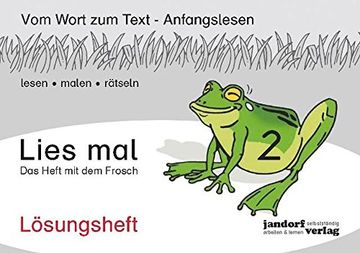 portada Lies mal 2 - das Heft mit dem Frosch: Lösungsheft (en Alemán)