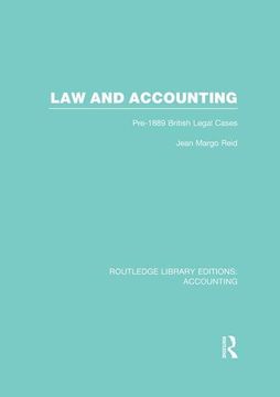 portada Law and Accounting (Rle Accounting): Pre-1889 British Legal Cases (en Inglés)