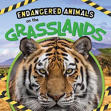 portada On the Grasslands (Endangered Animals) (en Inglés)