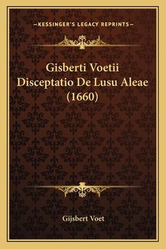 portada Gisberti Voetii Disceptatio De Lusu Aleae (1660) (in Latin)