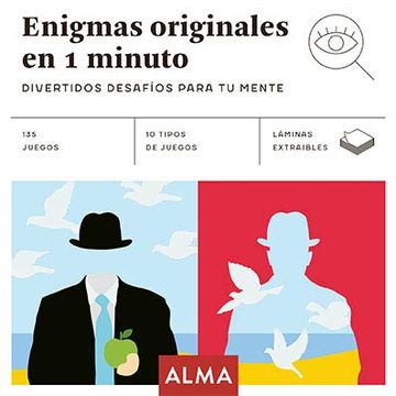 portada Enigmas Originales en 1 Minuto: 25 (Cuadrados de Diversión) (in Spanish)