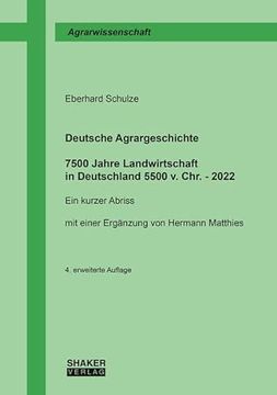 portada Deutsche Agrargeschichte (en Alemán)