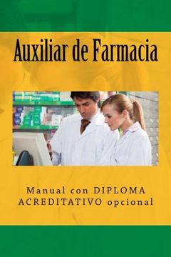 portada Auxiliar de Farmacia: Manual con Diploma Acreditativo Opcional