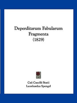 portada Deperditarum Fabularum Fragmenta (1829) (en Latin)
