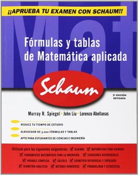 portada Formulas y Tablas de Matematica Aplicada