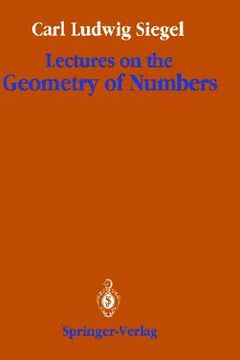 portada lectures on the geometry of numbers (in English)