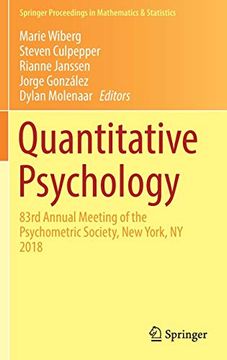 portada Quantitative Psychology: 83Rd Annual Meeting of the Psychometric Society, new York, ny 2018 (Springer Proceedings in Mathematics & Statistics) (in English)