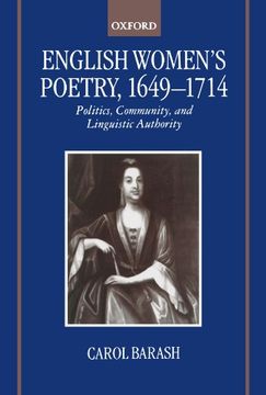 portada English Women's Poetry, 1649-1714: Politics, Community, and Linguistic Authority (en Inglés)