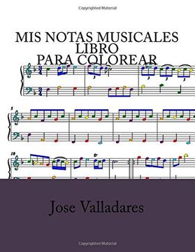 portada Mis Notas Musicales Libro Para Colorear: Volume 1