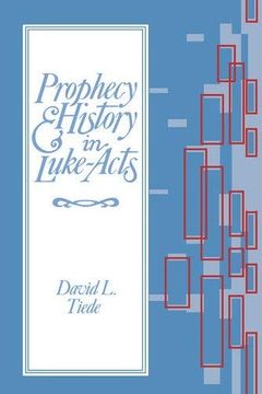 portada Prophecy and History in Luke-Acts (en Inglés)