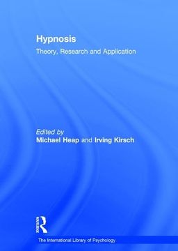 portada Hypnosis: Theory, Research and Application (The International Library of Psychology) (en Inglés)