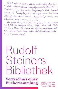 portada Rudolf Steiners Bibliothek -Language: German (en Alemán)