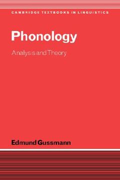 portada Phonology Paperback: Analysis and Theory (Cambridge Textbooks in Linguistics) (in English)