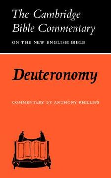 portada Cambridge Bible Commentaries: Old Testament 32 Volume Set: Cbc: Deuteronomy: 0 (Cambridge Bible Commentaries on the old Testament) (en Inglés)