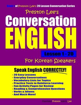 portada Preston Lee's Conversation English For Korean Speakers Lesson 1 - 20 (en Inglés)