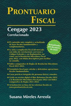 portada Prontuario Fiscal Cengage 2023 Correlacionado (in Spanish)