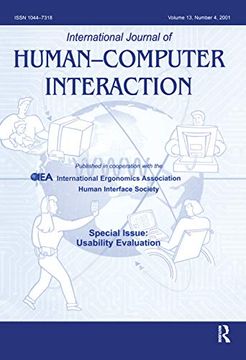 portada Usability Evaluation: A Special Issue of the International Journal of Human-Computer Interaction (en Inglés)