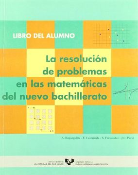 portada La resolución de problemas en las matemáticas del nuevo bachillerato. Libro del alumno