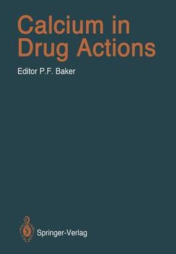 portada calcium in drug actions (en Inglés)
