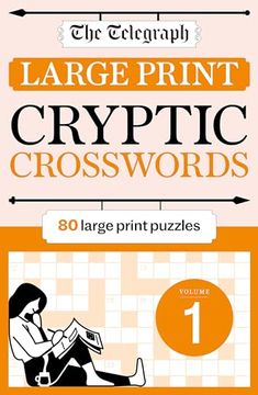 portada The Telegraph Large Print Cryptic Crosswords 1 (en Inglés)
