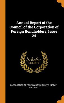 portada Annual Report of the Council of the Corporation of Foreign Bondholders, Issue 24 