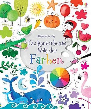 portada Die Kunterbunte Welt der Farben: Mit Farbkreis rad unf Folienseite (en Alemán)