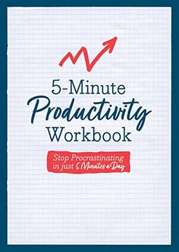 portada 5-Minute Productivity Workbook: Stop Procrastinating in Just 5 Minutes a day (Guided Workbooks, 6) 