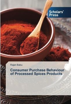 portada Consumer Purchase Behaviour of Processed Spices Products