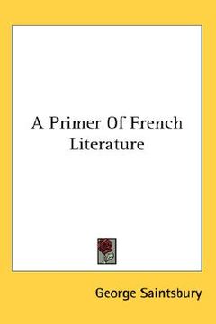 portada a primer of french literature (en Inglés)