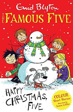 portada Happy Christmas, Five! (Famous Five Colour Reads) (en Inglés)
