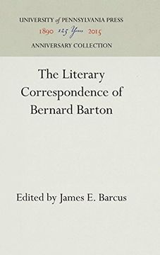 portada The Literary Correspondence of Bernard Barton (en Inglés)