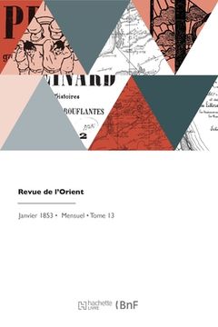 portada Revue de l'Orient (en Francés)