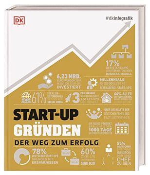 portada Dkinfografik. Start-Up Gründen: Der weg zum Erfolg. Mit Vorwort von Frank Thelen (in German)