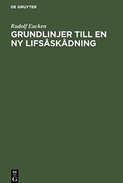 portada Grundlinjer Till en ny Lifsã Â¥Skã Â¥Dning (Swedish Edition) [Hardcover ] (en Sueco)