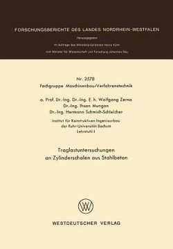 portada Traglastuntersuchungen an Zylinderschalen Aus Stahlbeton (in German)