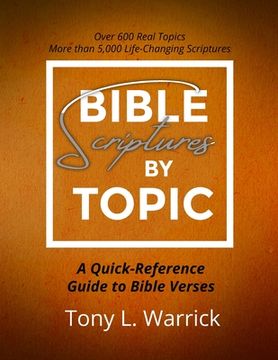 portada Bible Scriptures by Topic (en Inglés)