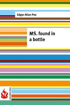 portada MS. found in a bottle: (low cost). limited edition (in English)