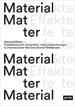 portada Material Effects: Product Designs, Photographs, Experiments. International Marianne Brandt Contest (en Inglés)