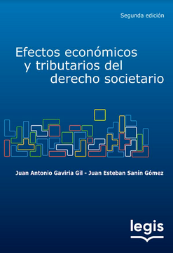 portada Efectos Económicos y Tributarios del Derecho Societario