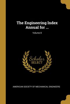 portada The Engineering Index Annual for. Volume 8 (in German)