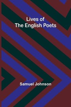 portada Lives of the English Poets (en Inglés)
