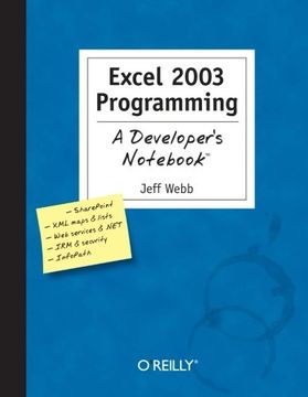 portada Excel 2003 Programming: A Developer's Not (Developer's Not) (en Inglés)