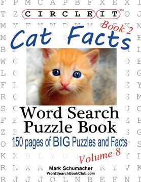 portada Circle It, Cat Facts, Book 2, Word Search, Puzzle Book 