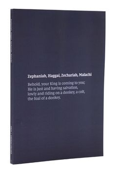 portada NKJV Bible Journal - Zephaniah, Haggai, Zechariah, Malachi Softcover (en Inglés)